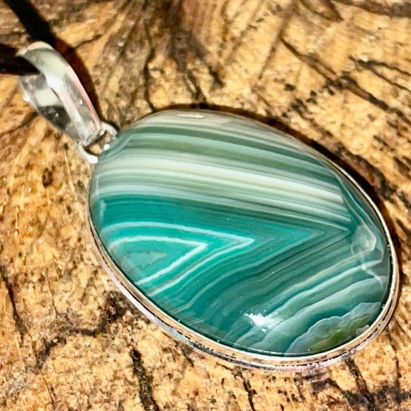 Botswana Agate Pendant 2” - Picture 6 of 7